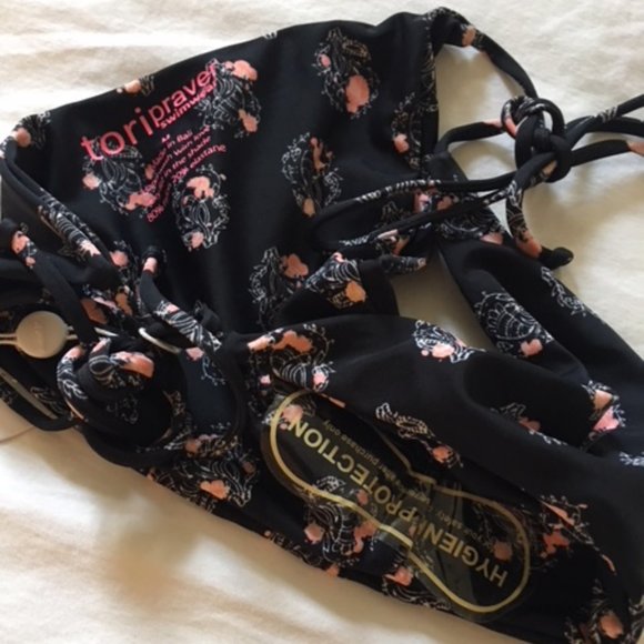 Tori Praver Swimwear Bottoms Size M New - Picture 3 of 3
